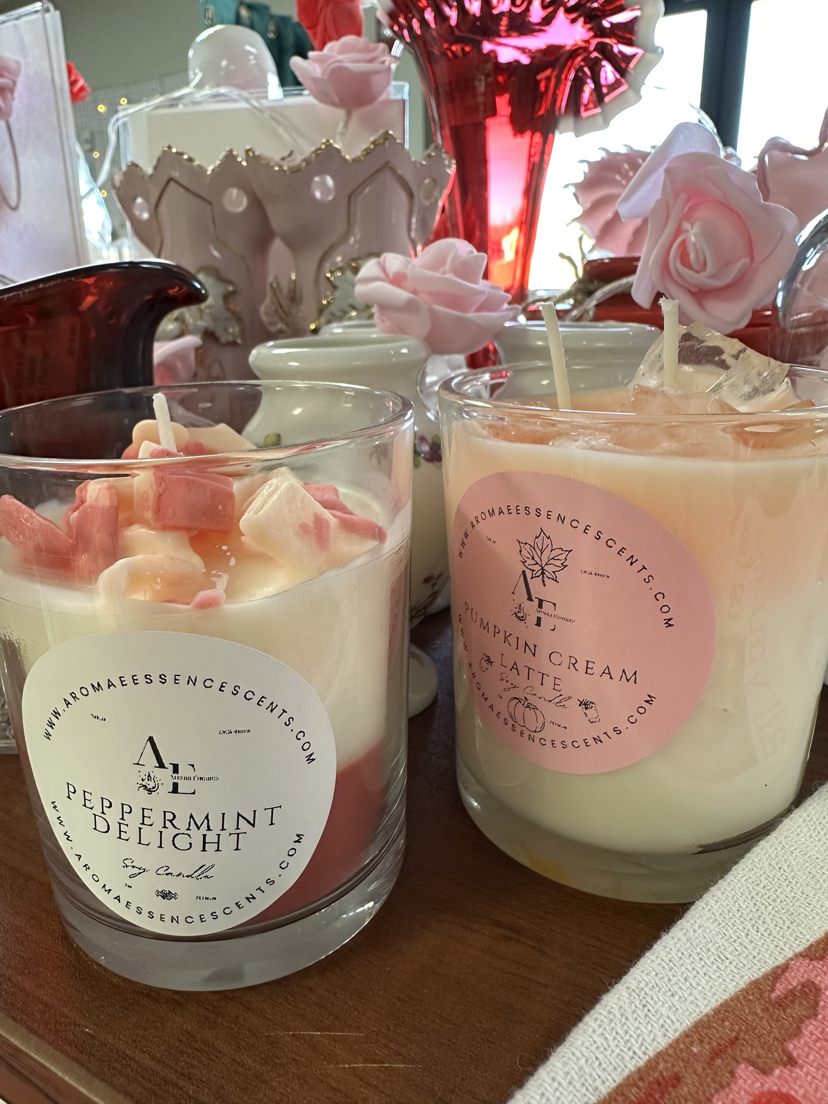 Aroma Essence candles inside Triangle Trading Post