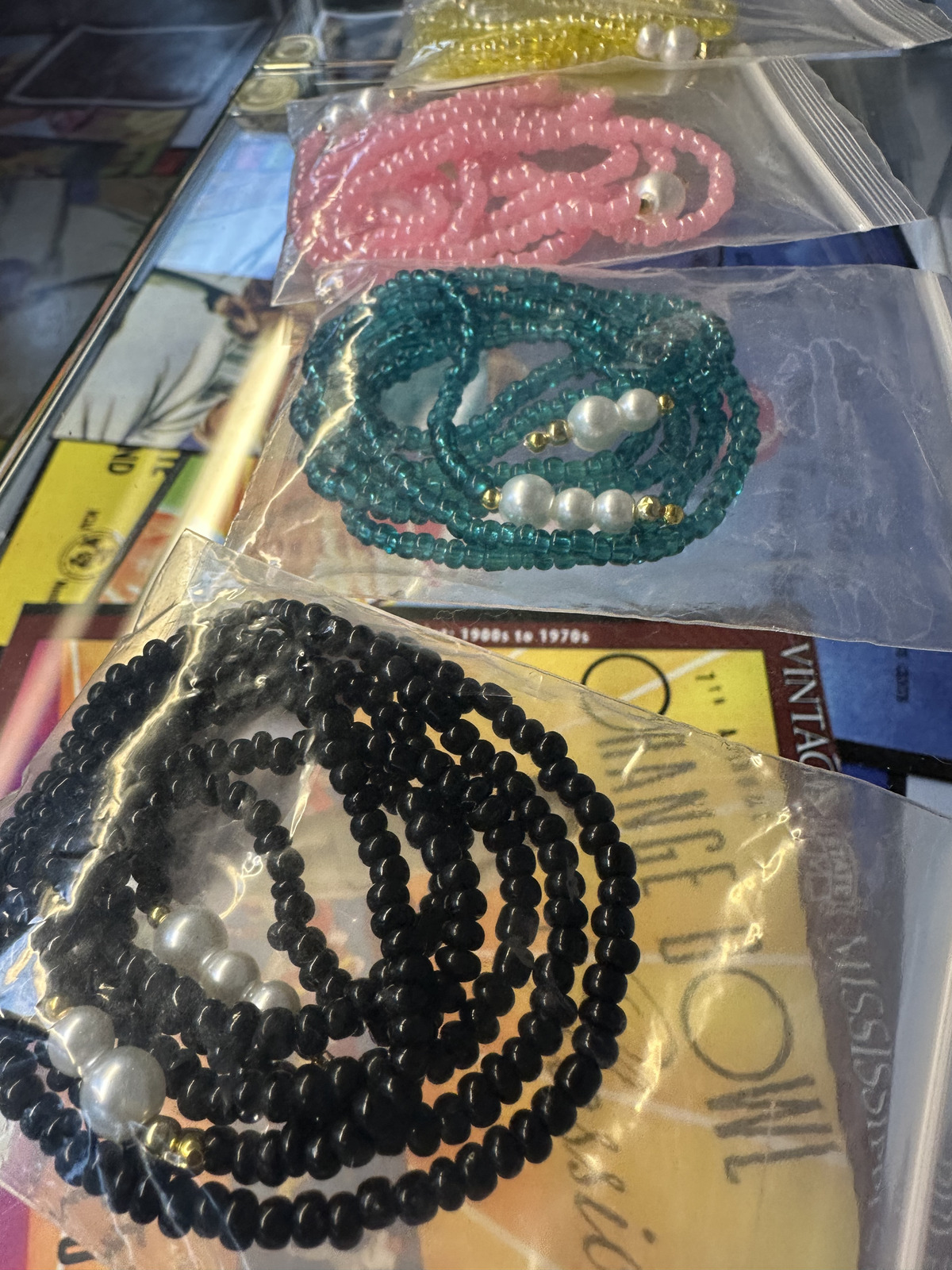 Beaded jewelry from Beads by Julia Kate inside Triangle Trading Post