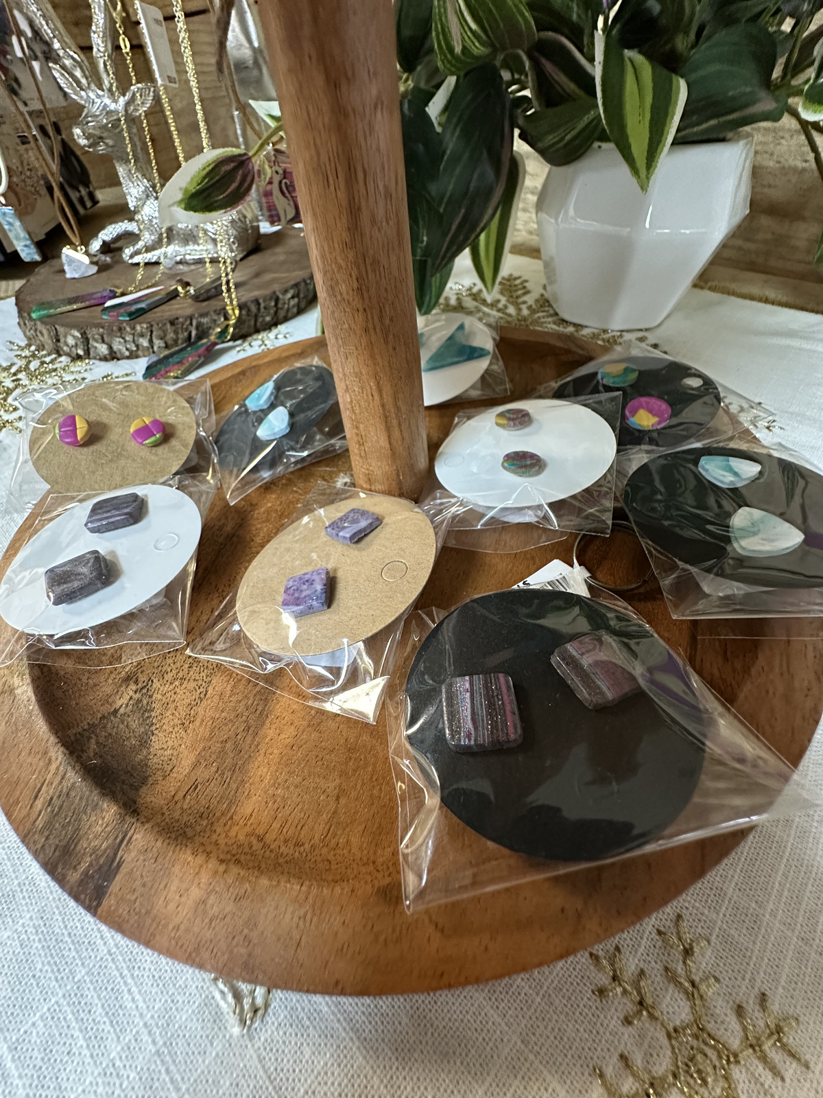 Handmade accessories and display pieces from Fire Bee Collection