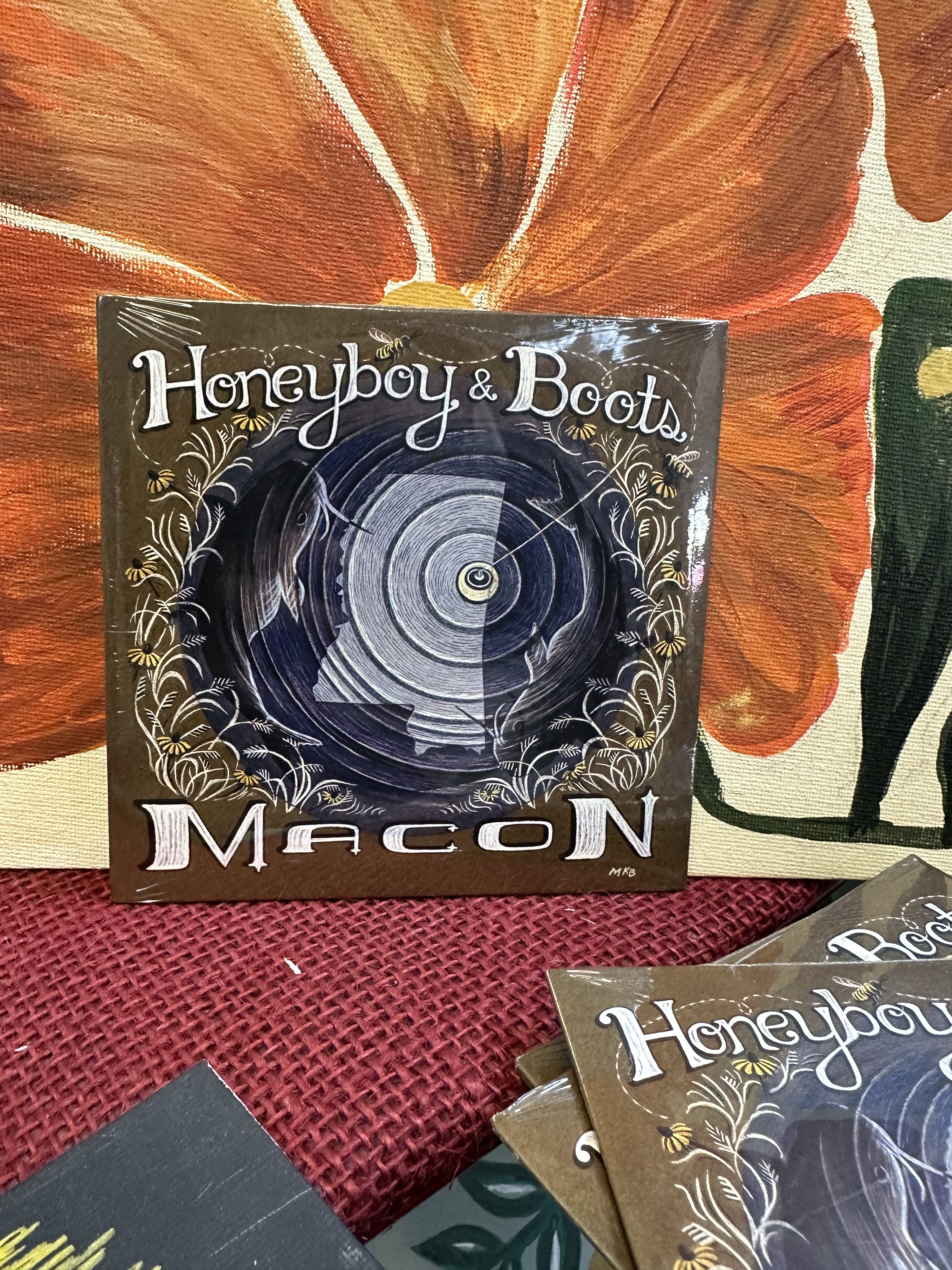 Decor and colorful display pieces in the Gracely Designs booth