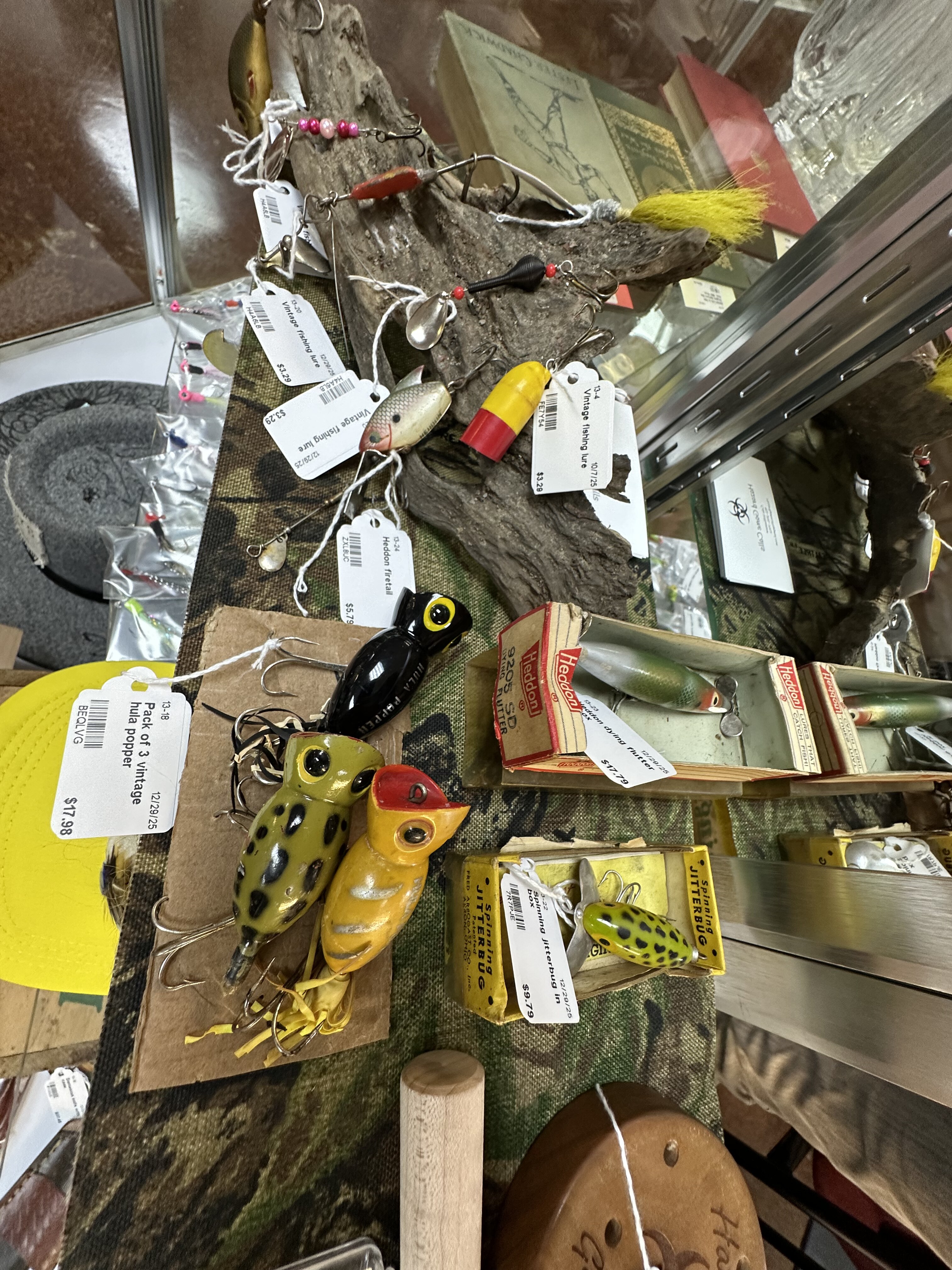 G's Neck of The Woods display inside Triangle Trading Post