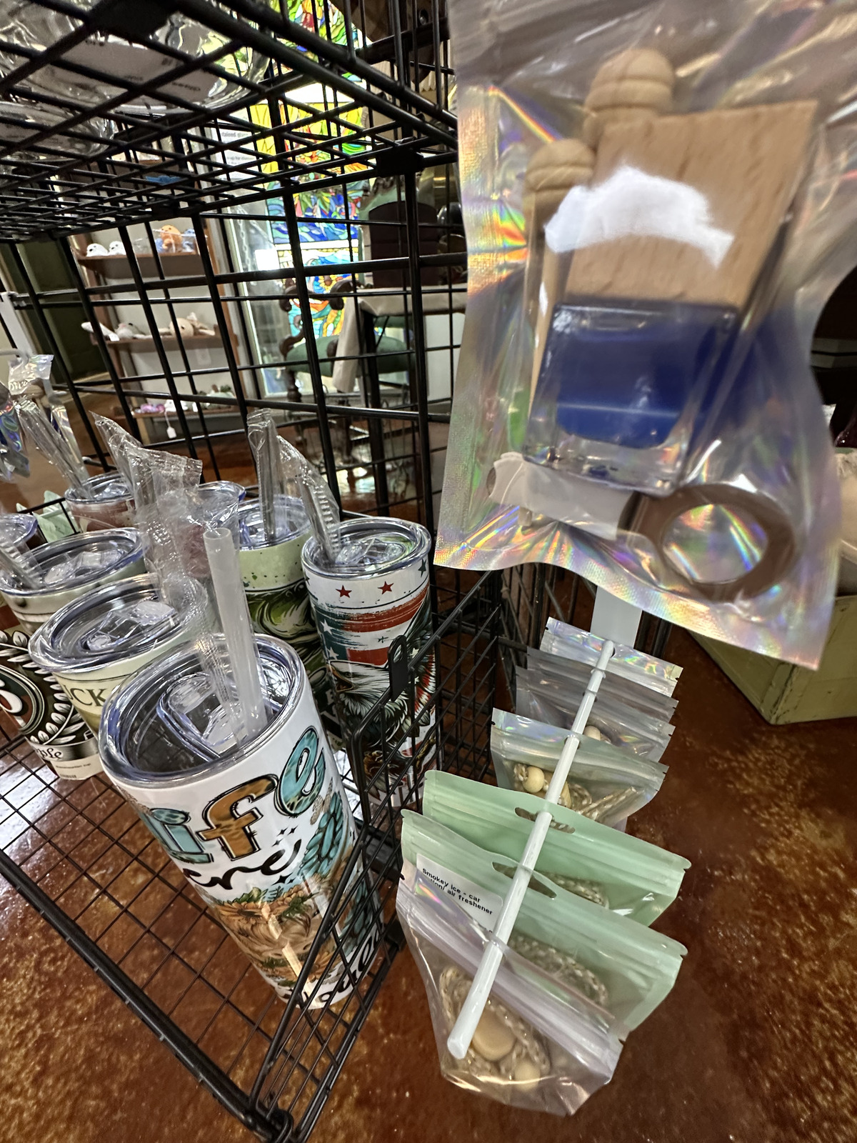 Libby Lou's Designs accessories inside Triangle Trading Post