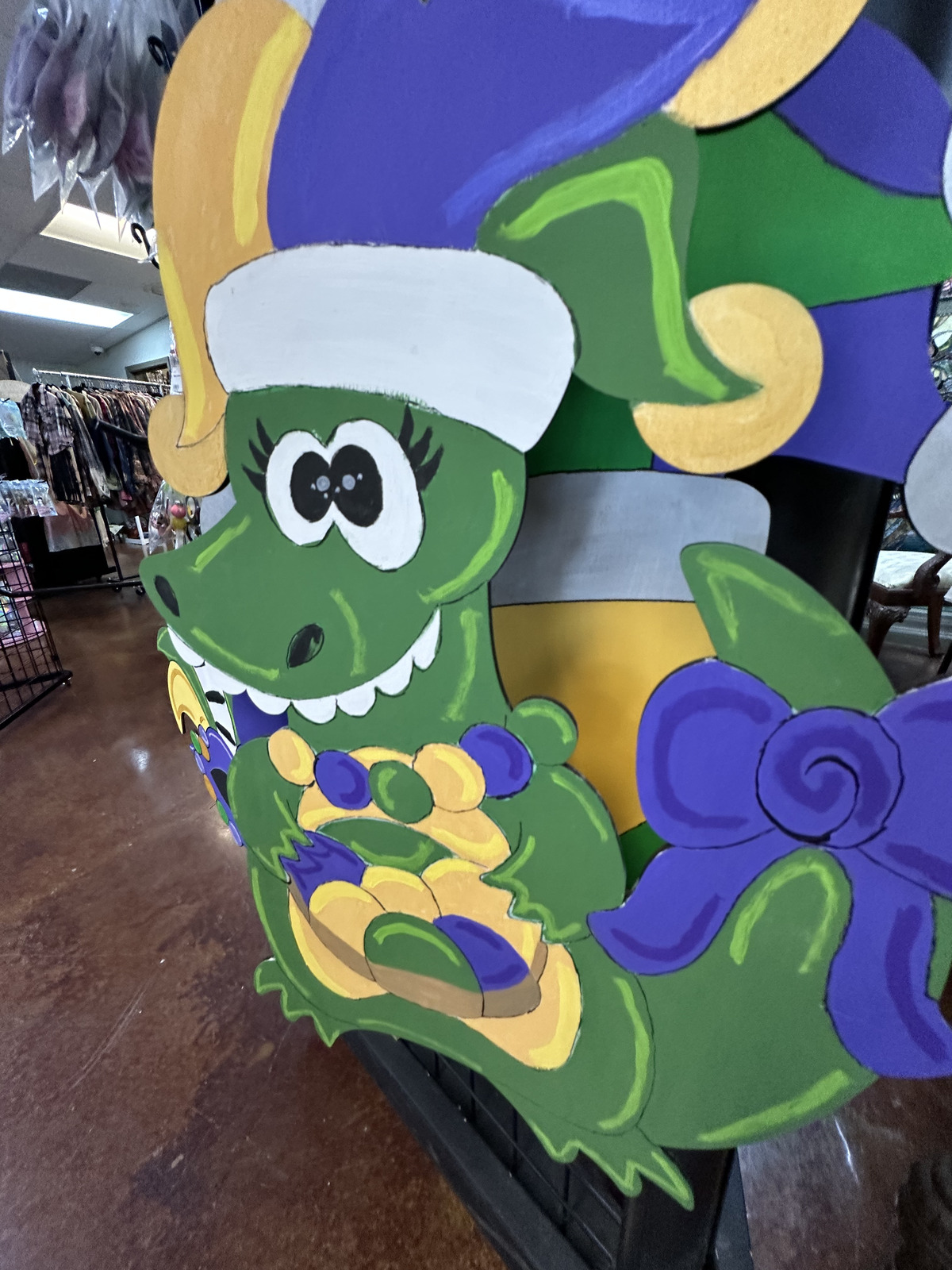 Whimsical painted decor from Lolli's Shop