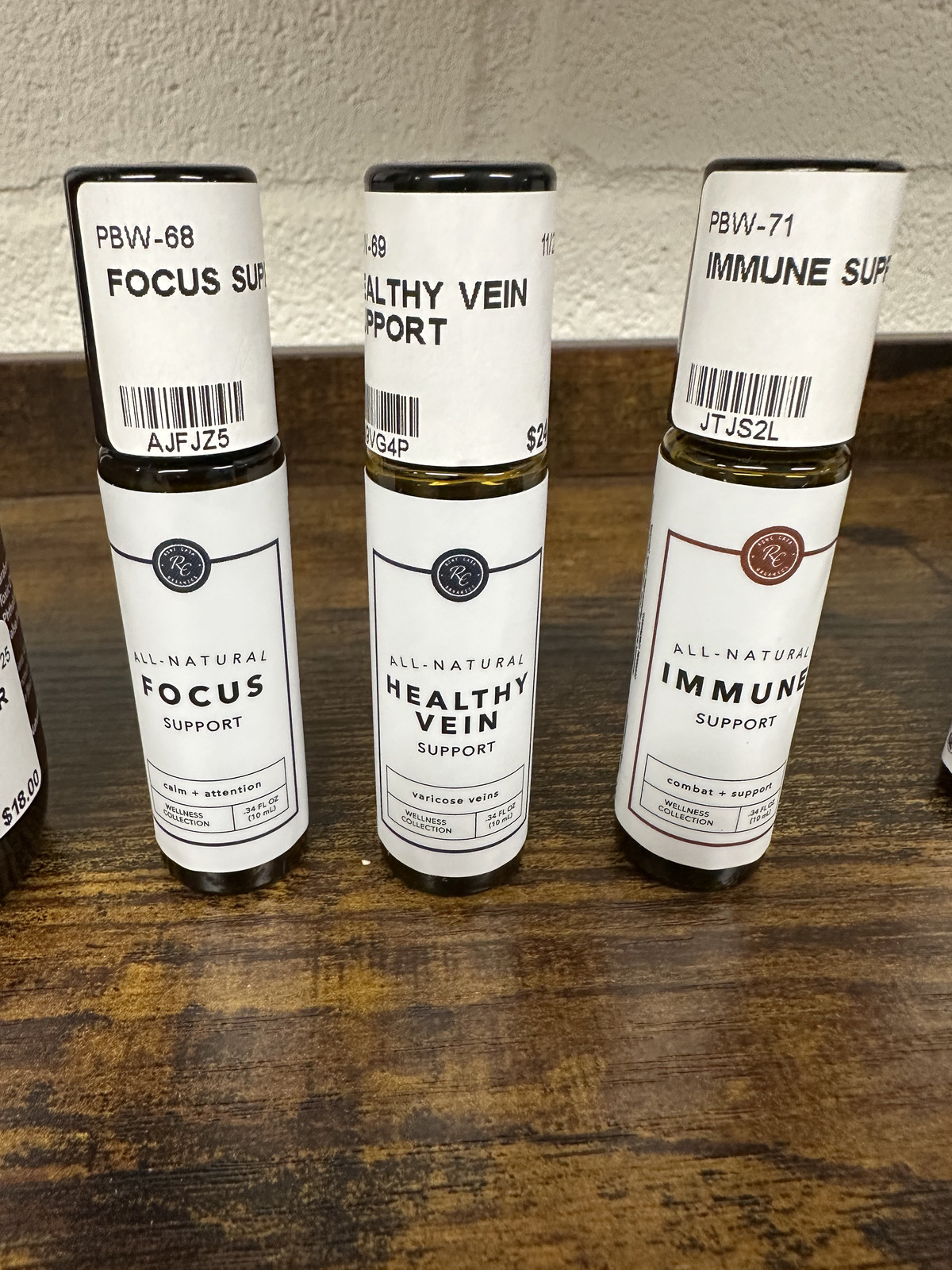 Pine Bluff Wellness focus, healthy vein, and immunity products