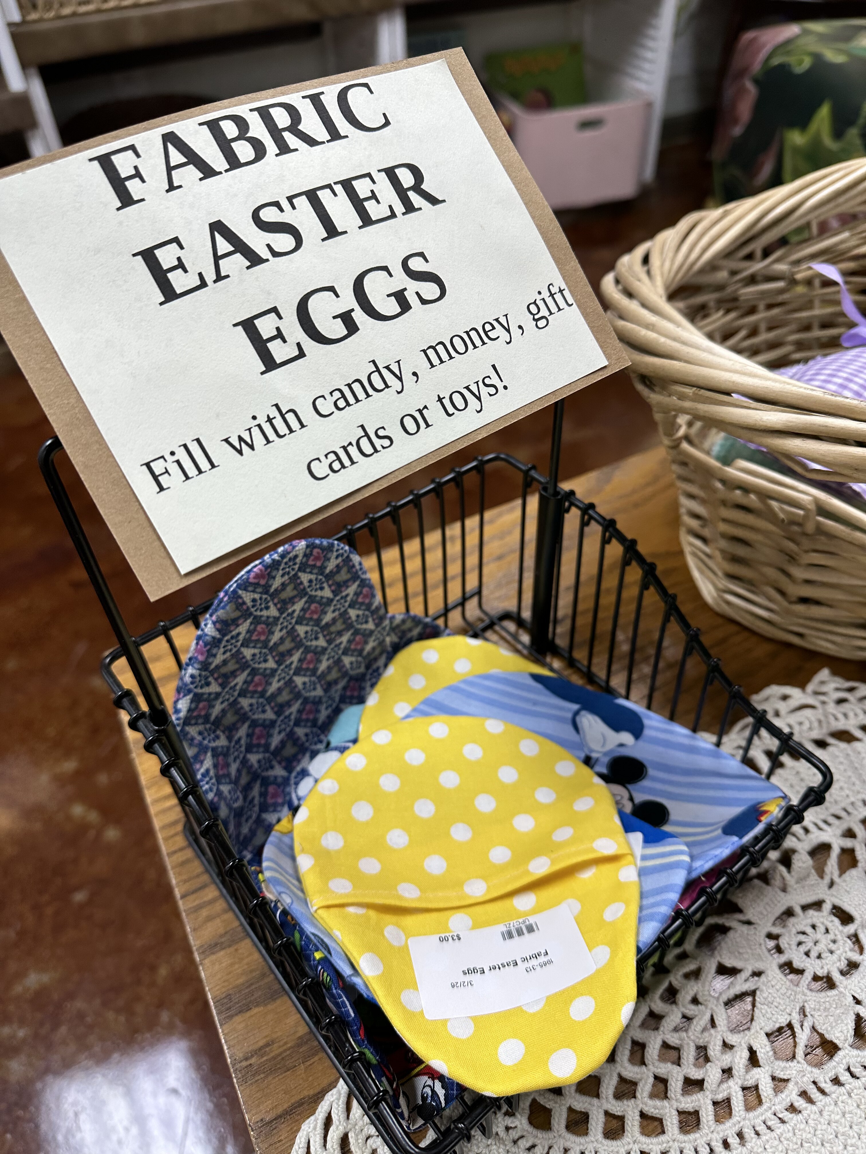 Handmade household and decor pieces from Sew Fun!
