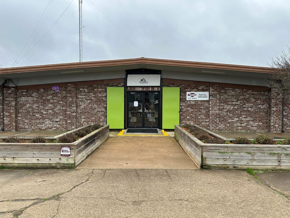 Triangle Trading Post storefront in Starkville, Mississippi